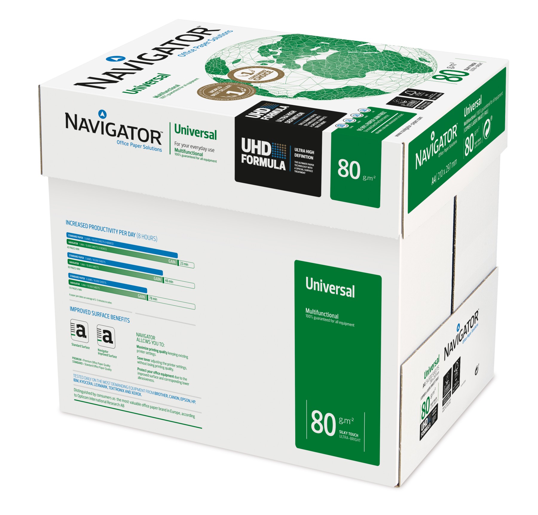 Navigator Universal A4 Paper 80gsm White (2500 Pack) 